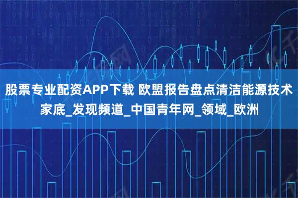 股票专业配资APP下载 欧盟报告盘点清洁能源技术家底_发现频道_中国青年网_领域_欧洲